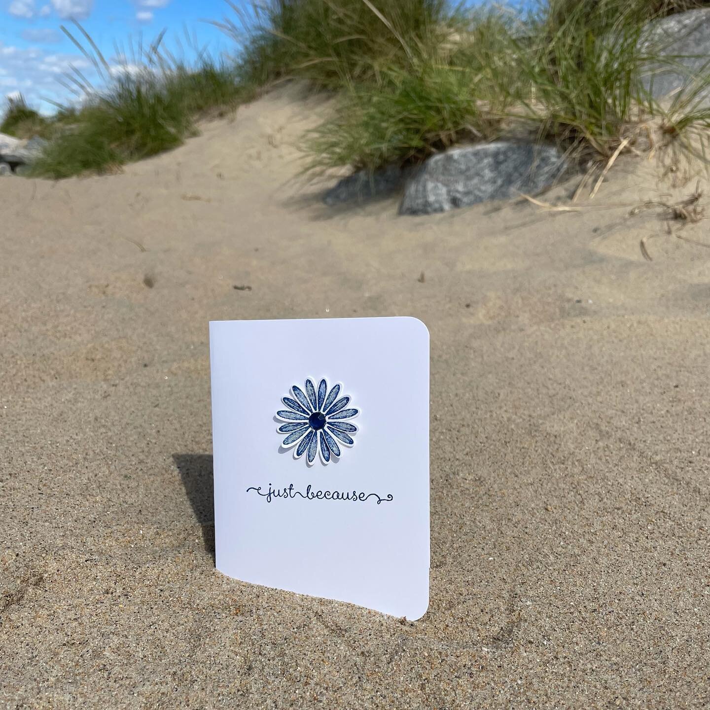 Cards are always nice for special occasions but even nicer when sent &ldquo;just because!&rdquo; This design is a new one this year &hellip; I love the simplicity of it. It has a 3D effect on the flower and plenty of room to write your personal note!