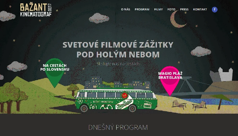 Informácie o filmoch, podrobný rozpis premietaní a program nájdete na webstránke projektu www.kinematograf.sk .