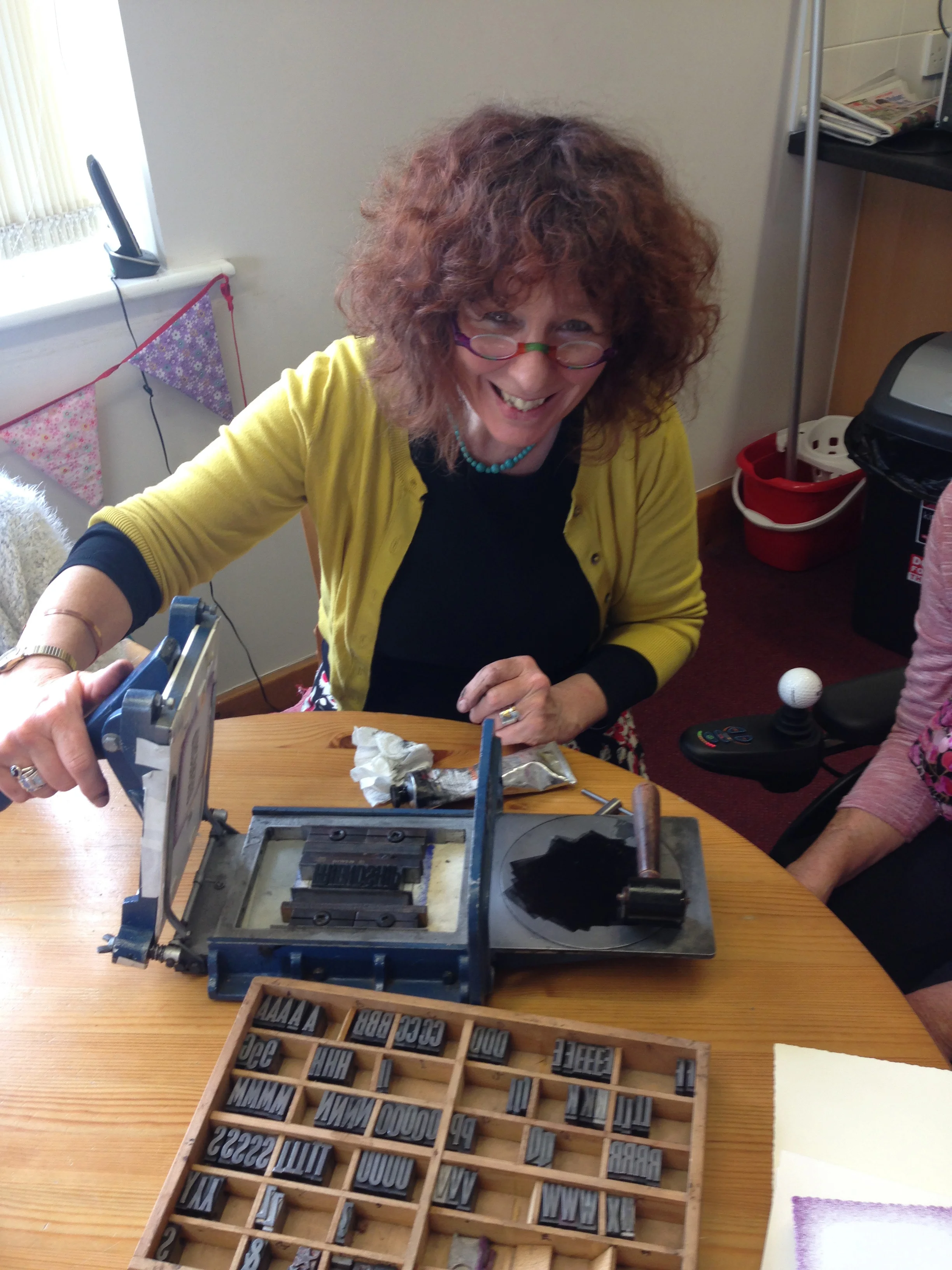 Letterpress and friendship words