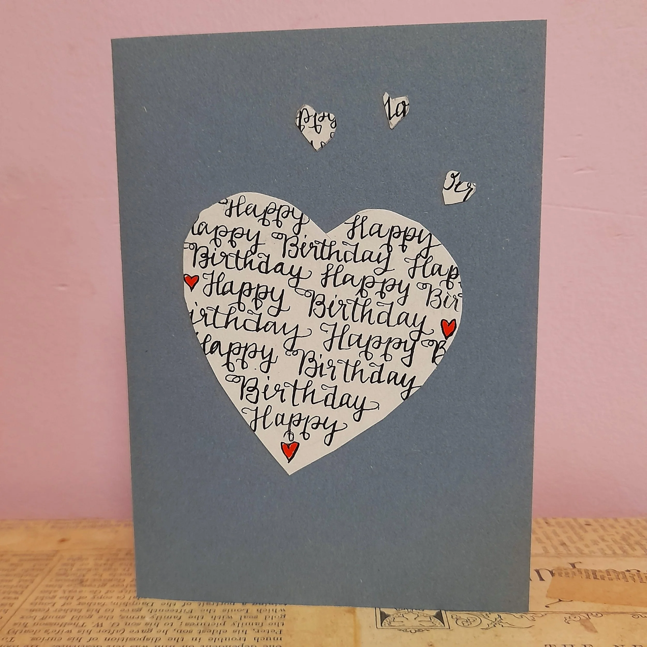 Happy Birthday by hand