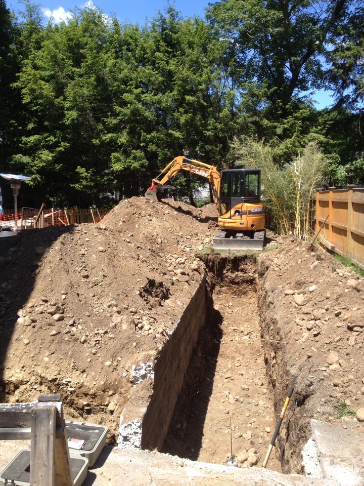 Excavator at Work