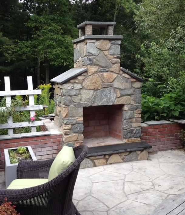 Outdoor Fireplace Chimney