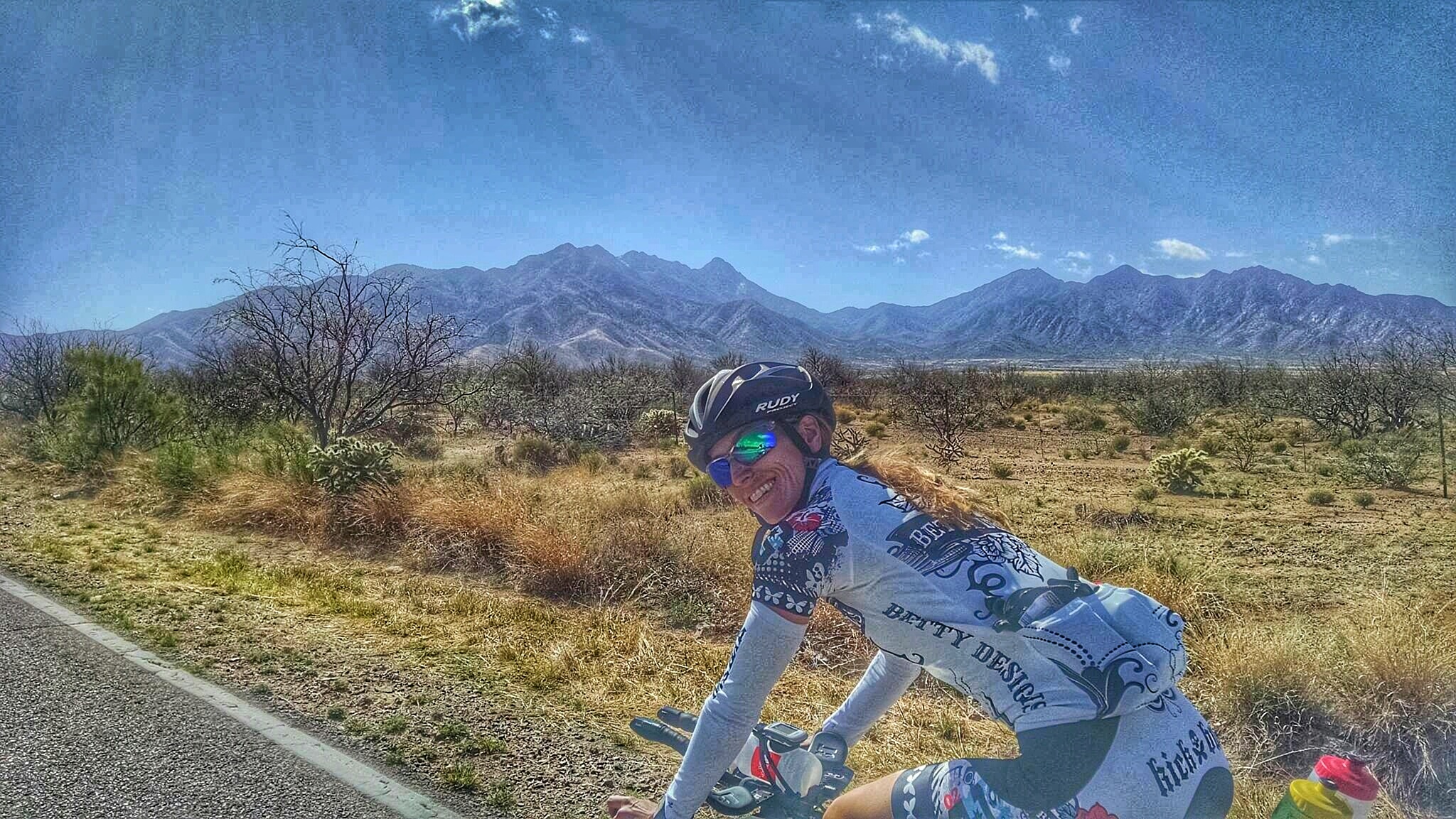 And then there are the trips where you are lucky enough to find yourself in Tucson on an 80 degree day in the middle of Winter. Definitely no need for trainer rides with this beautiful scenery surrounding us.