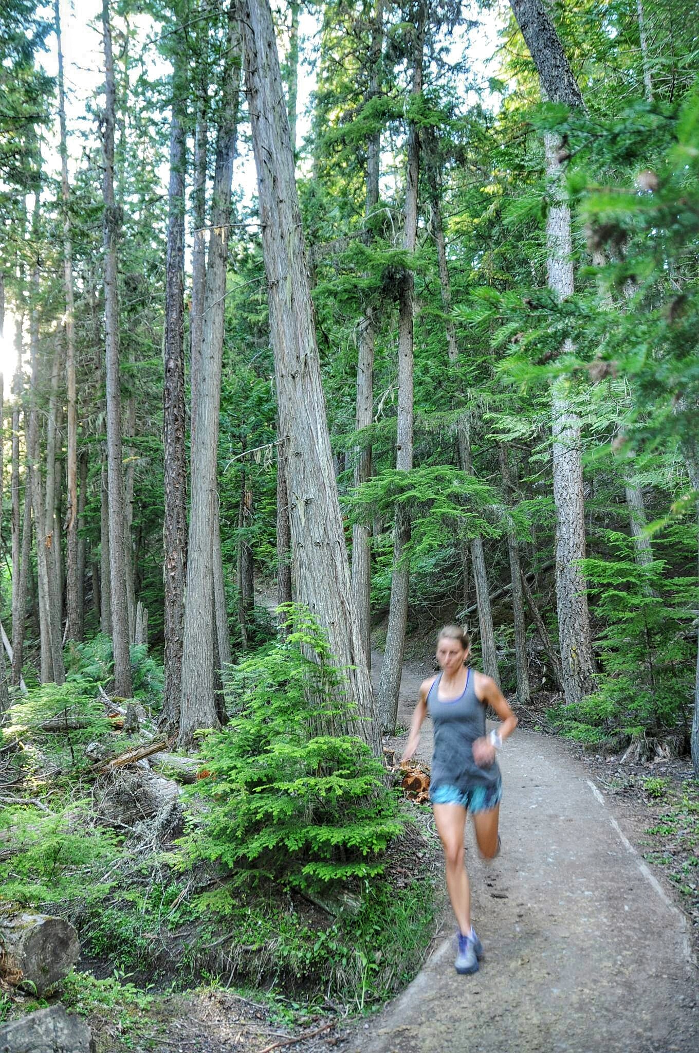 Glacier provided the perfect backdrop for some post-race recovery runs and hikes.