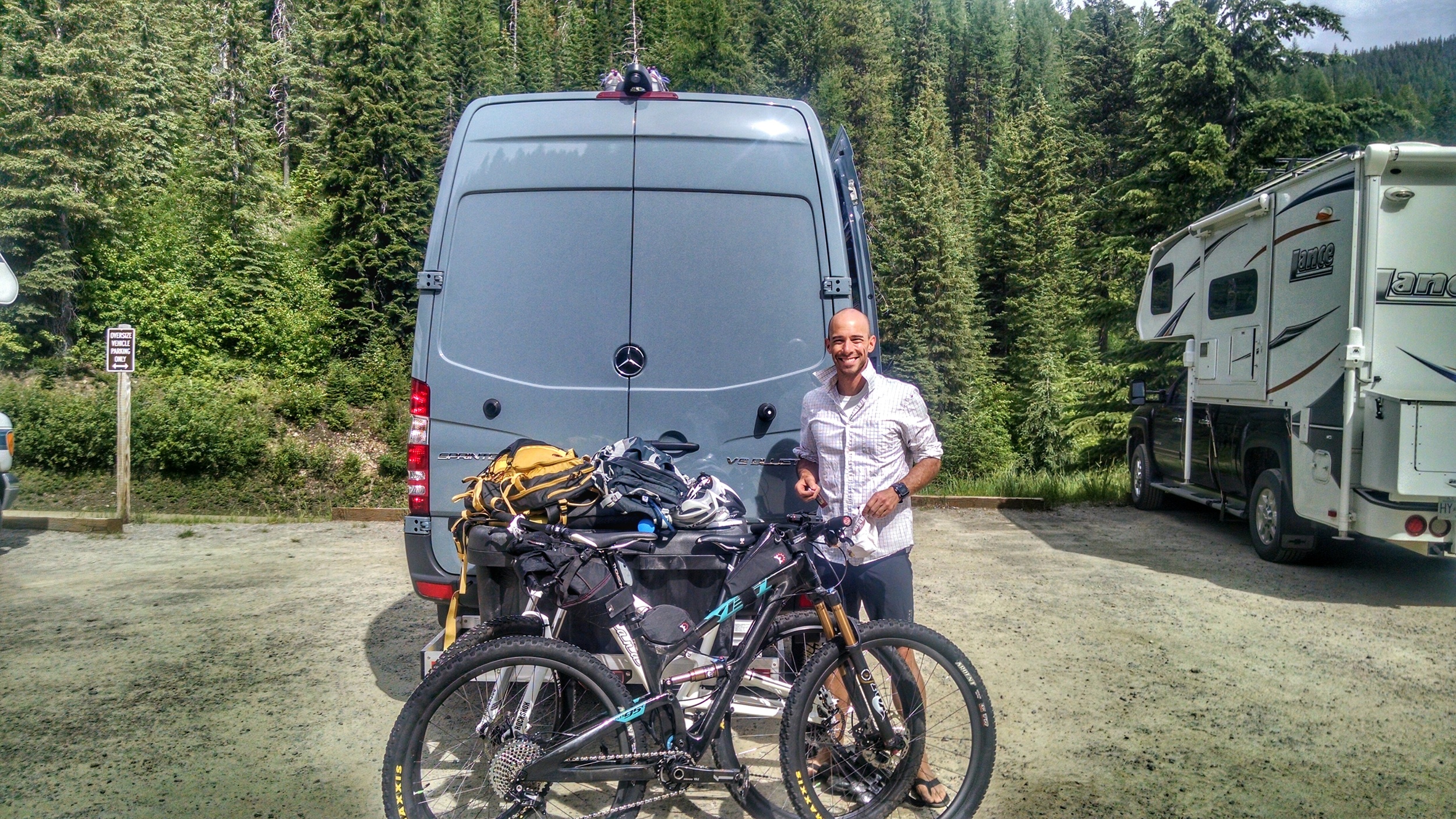 Getting ready to ride the Hiawatha