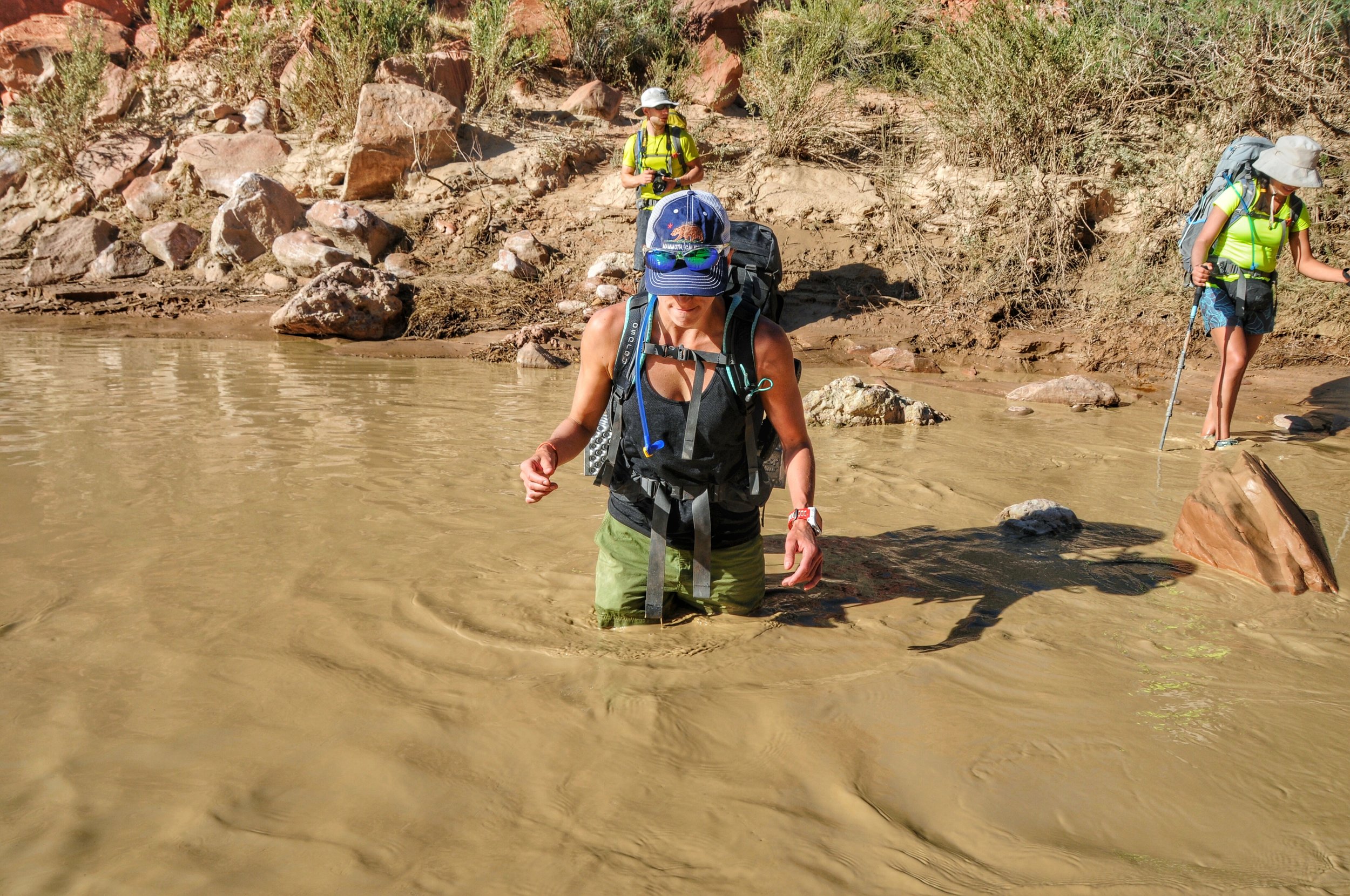 Some crossings were waist deep