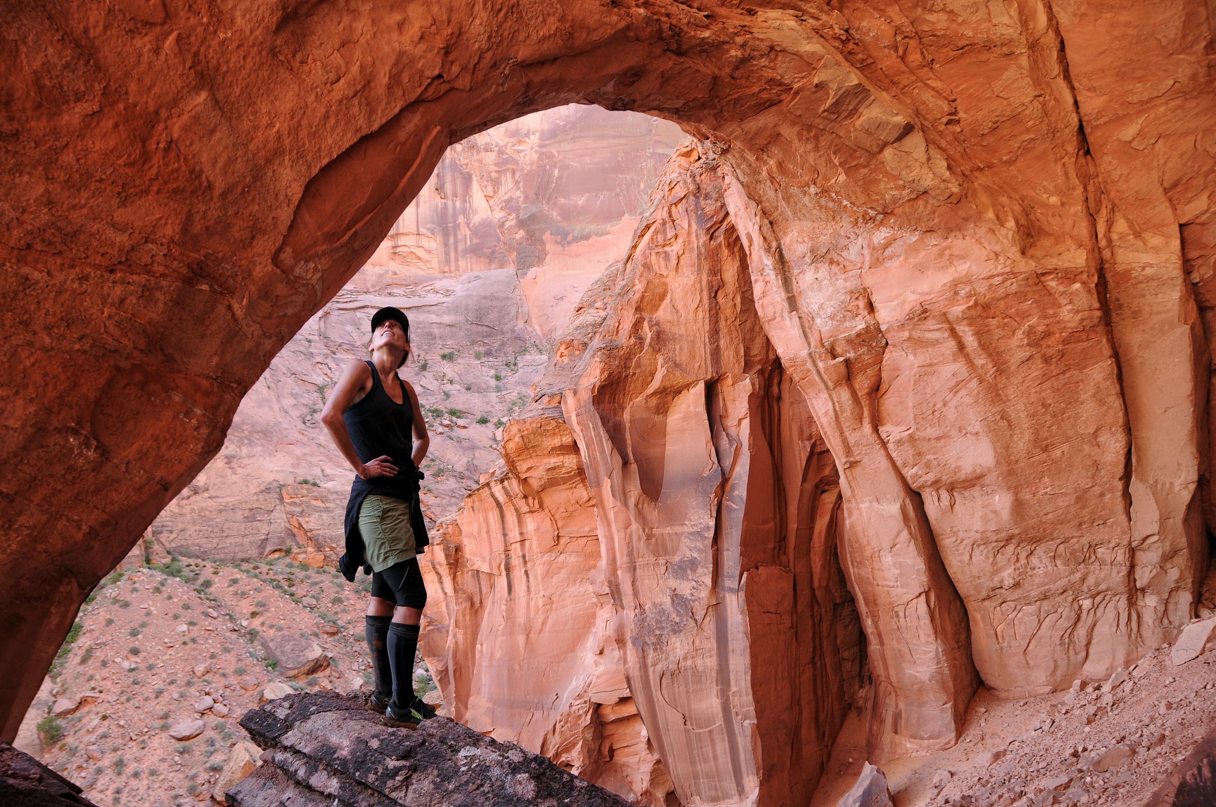 The reward at the top of the climb... Wrather Arch!