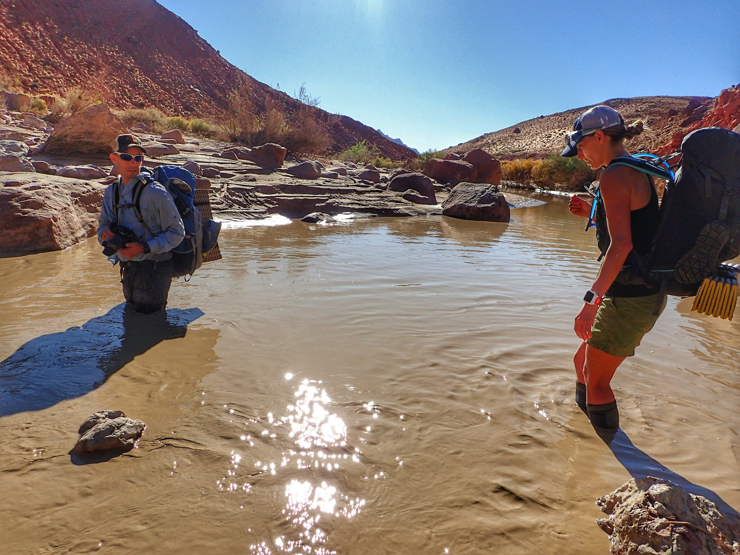 More deep river crossings