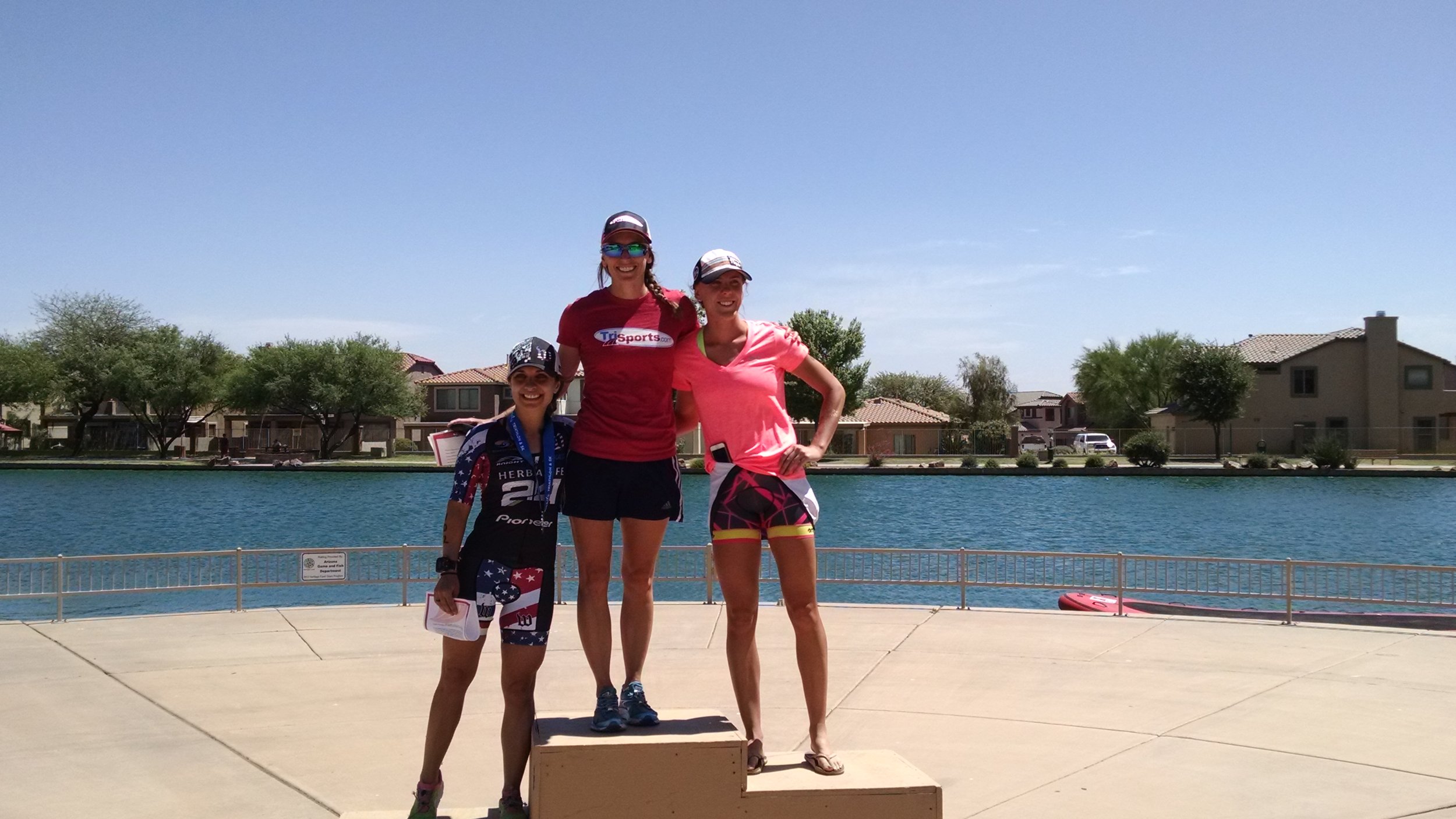 Happy to stand on top of the podium!