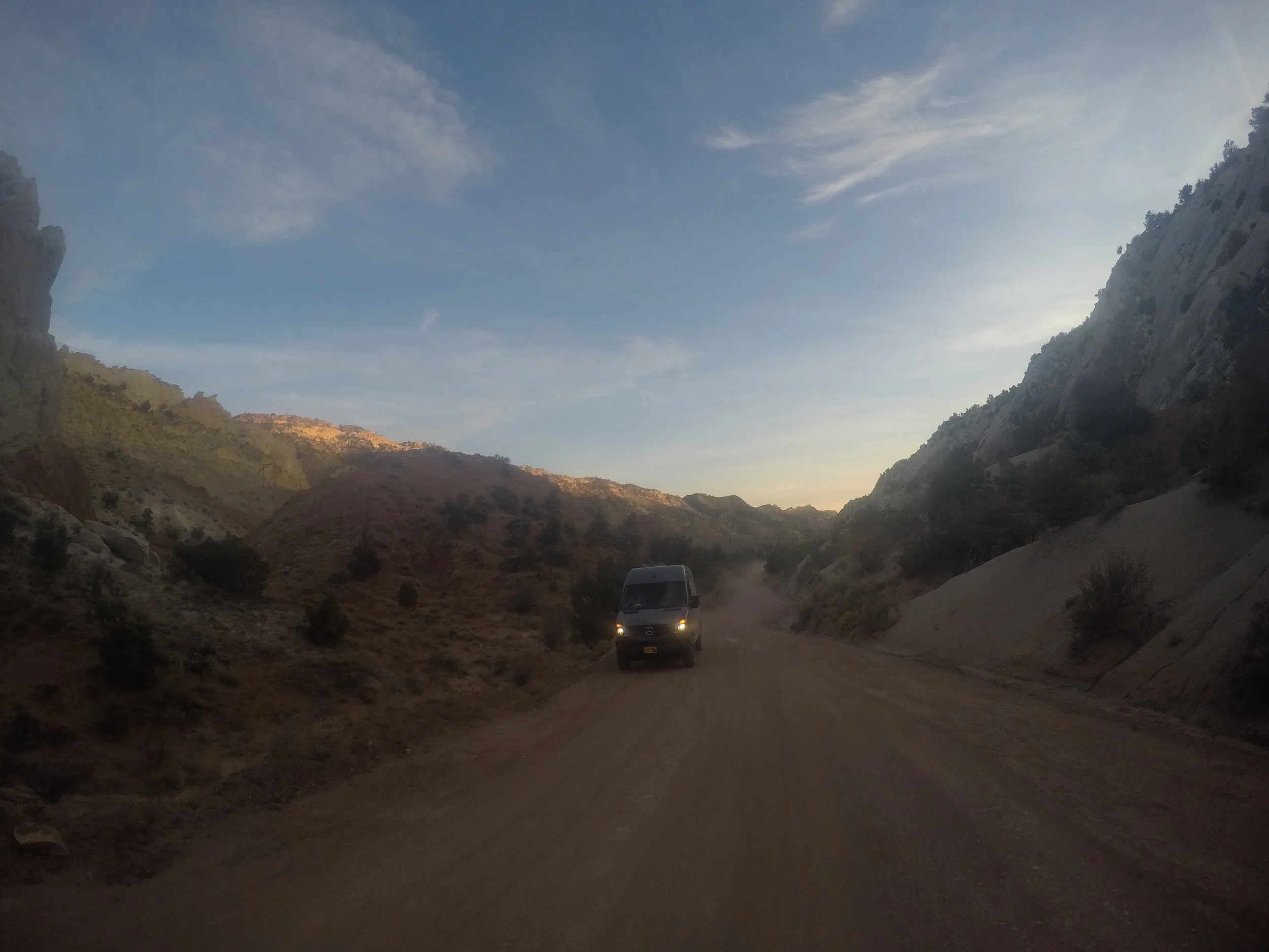 The road less traveled- we took a shortcut dirt road up to Bryce (Cottonwood Canyon Road)