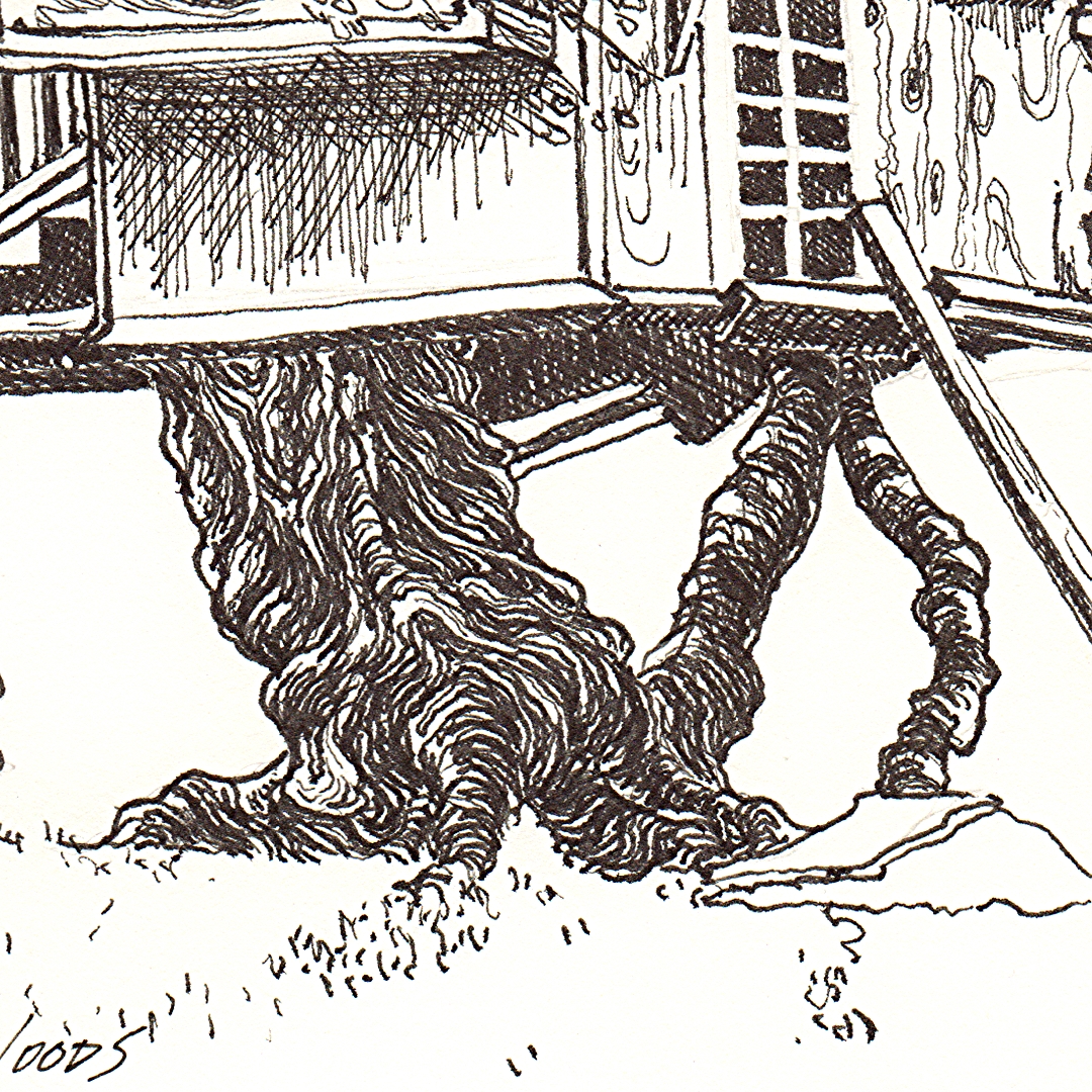 Detail from Shelter in the Woods