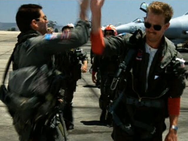 The Top Gun High Five — Mike Betancourt