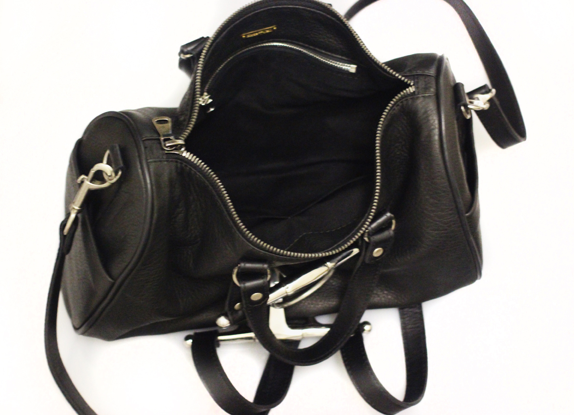 Horse and Nail Leather Rider Duffel Bag