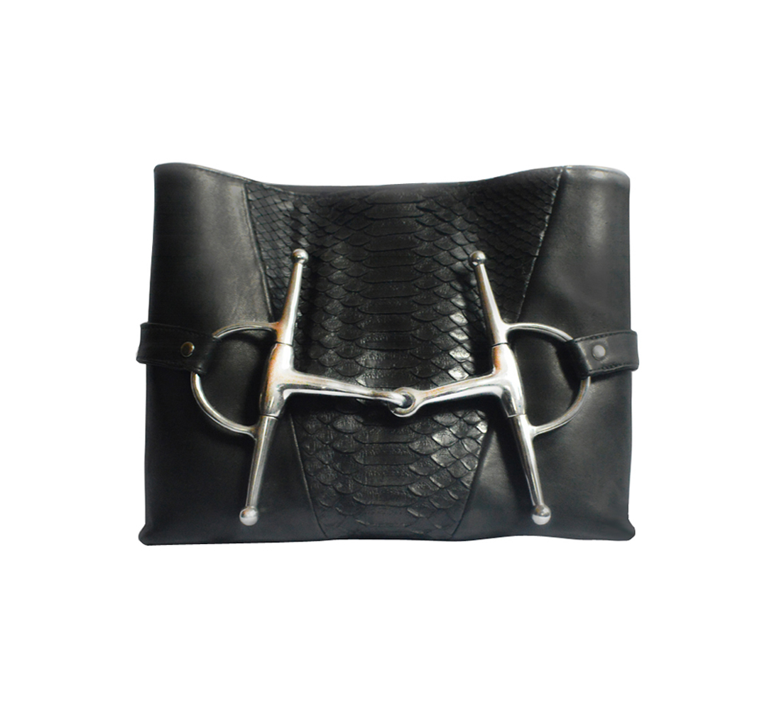 Horse and Nail Lexington Clutch Leather Handbag