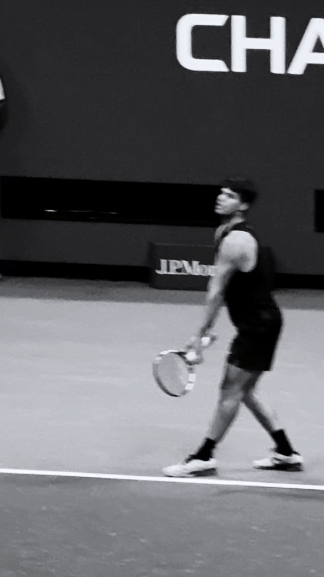 Carlos Alcaraz at The US Open (Copy)