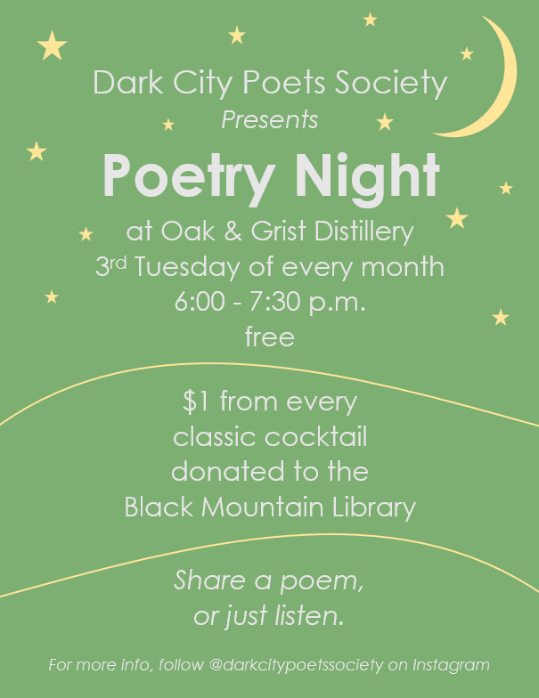 Dark City Poets Society Open Poetry Night (Free Event)