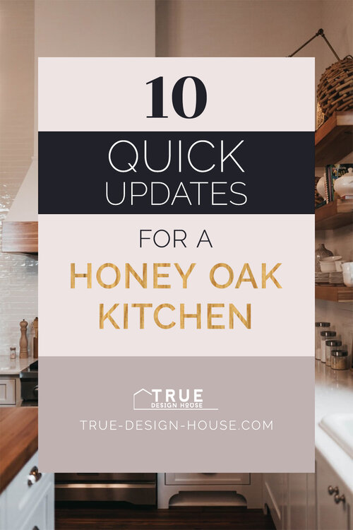 Quick Updates For A Honey Oak Kitchen, Best Countertop For Honey Oak Cabinets