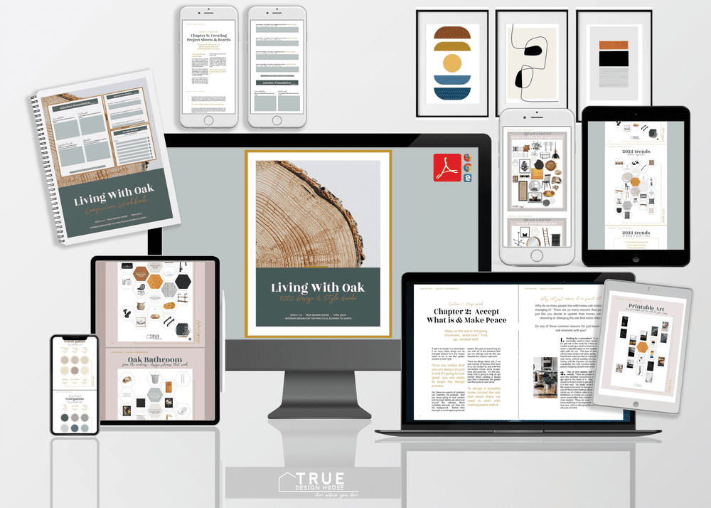 True Design House Living With Oak eBook — True Design House