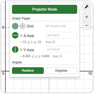 Graph Settings
