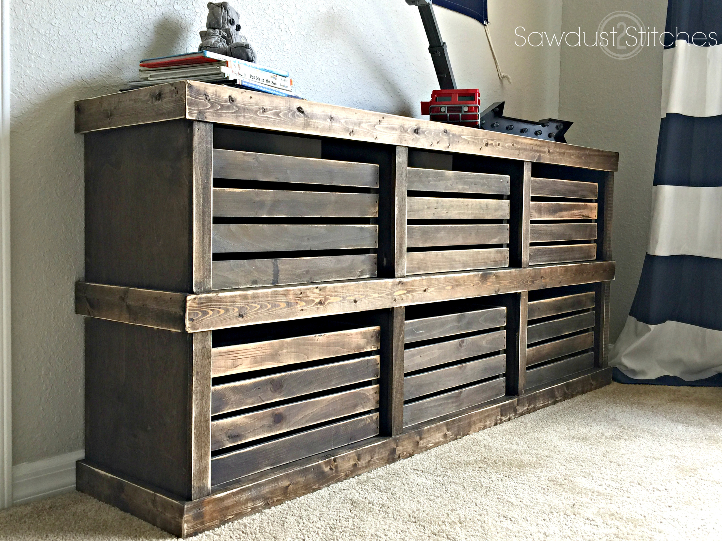 Pottery Barn Inspired Crate Dresser By Sawdust 2 Stitches Crates