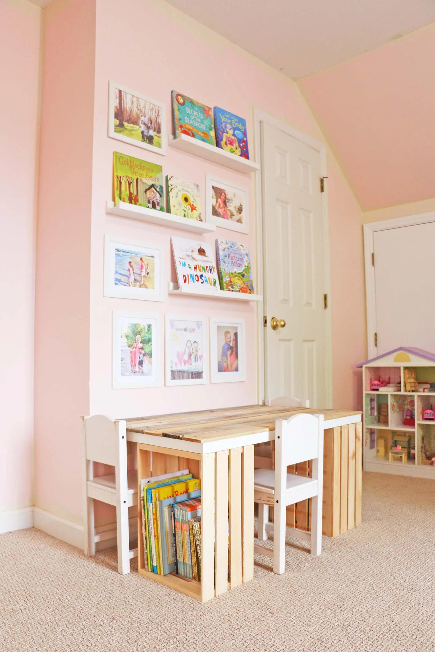Pallet and Crate Kids Table by At Home with Natalie