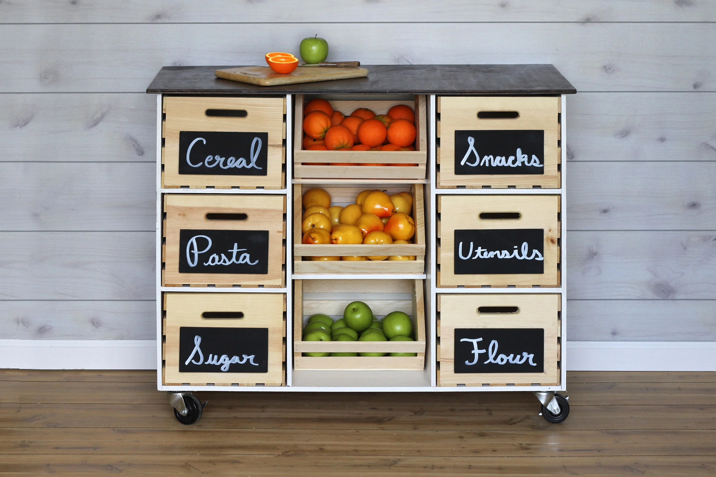 Visit our Project Page for instructions on how to build this Kitchen Island.