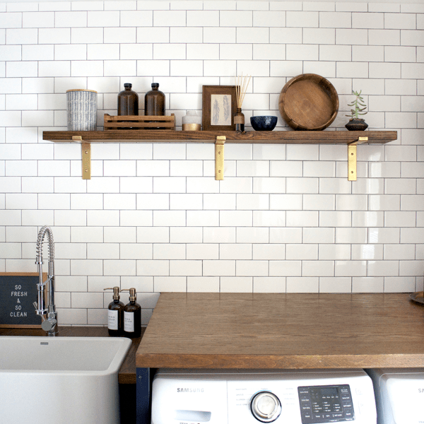 How to Install & Style Open Shelving by brepurposed