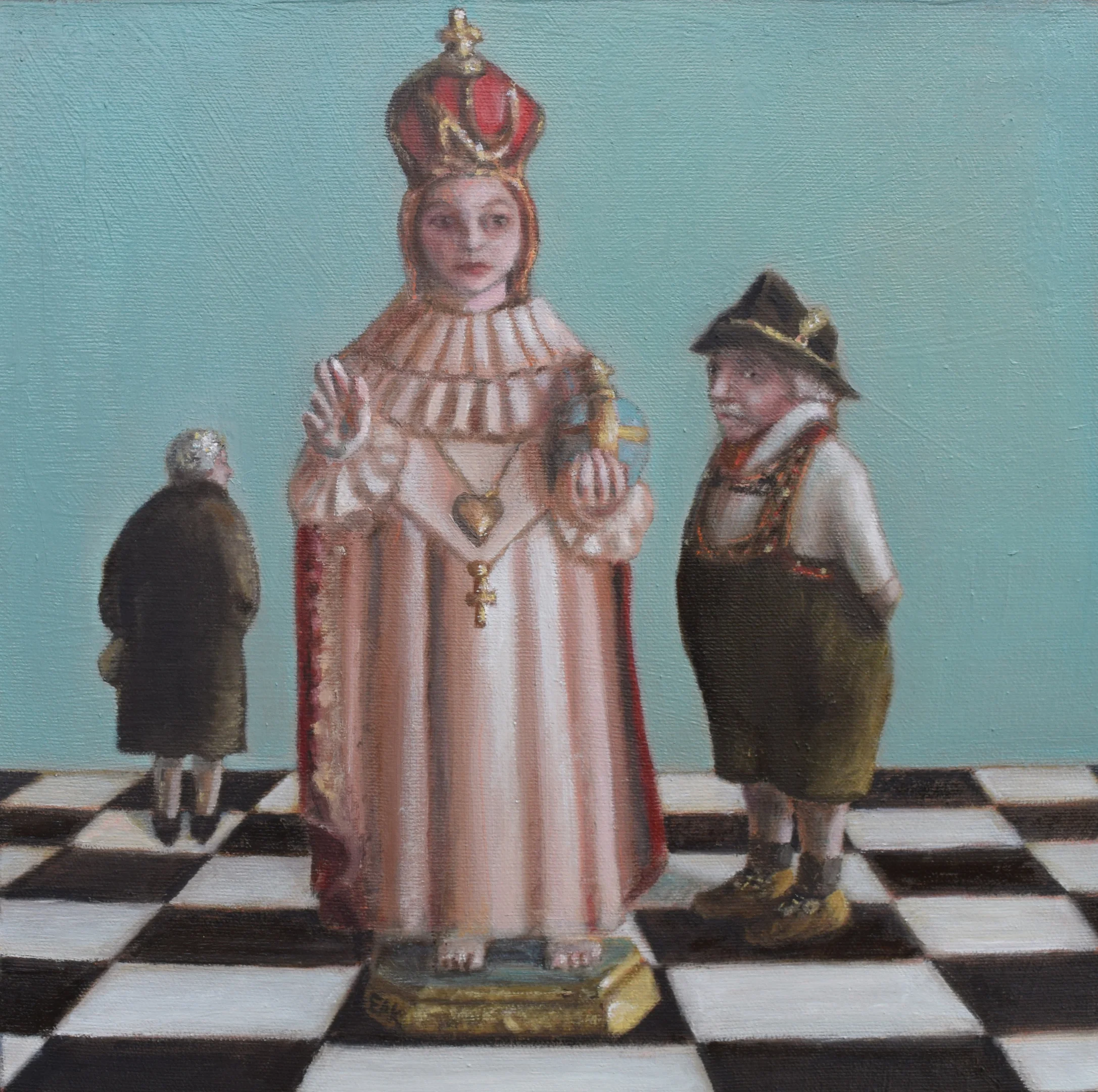 'the next move' 12" x 12"