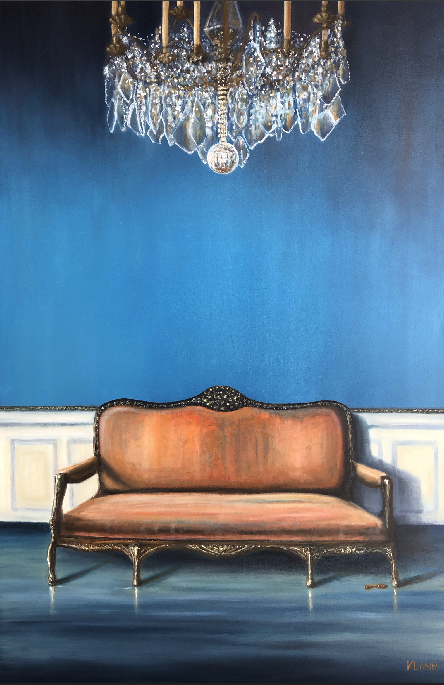 The Key to the Chandelier (60" x 40")