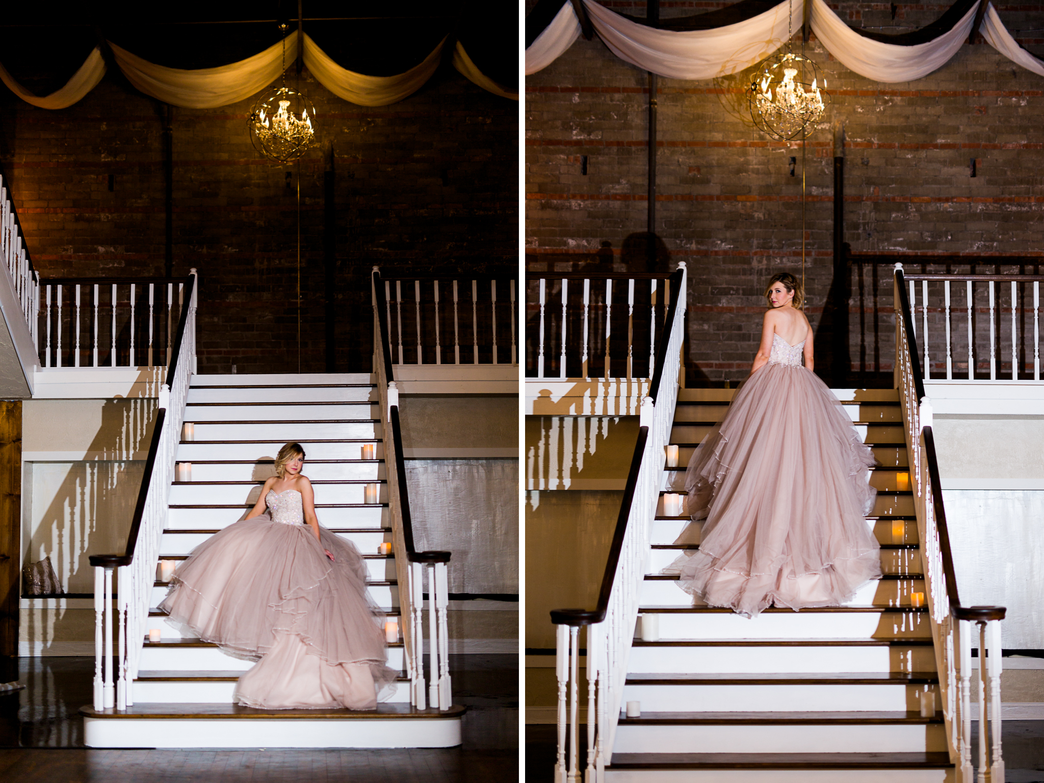The Grand Canadian Theater OKC Purcell Wedding Venue Ashley Porton Photography justin alexander blush gown moliere bridal.jpg