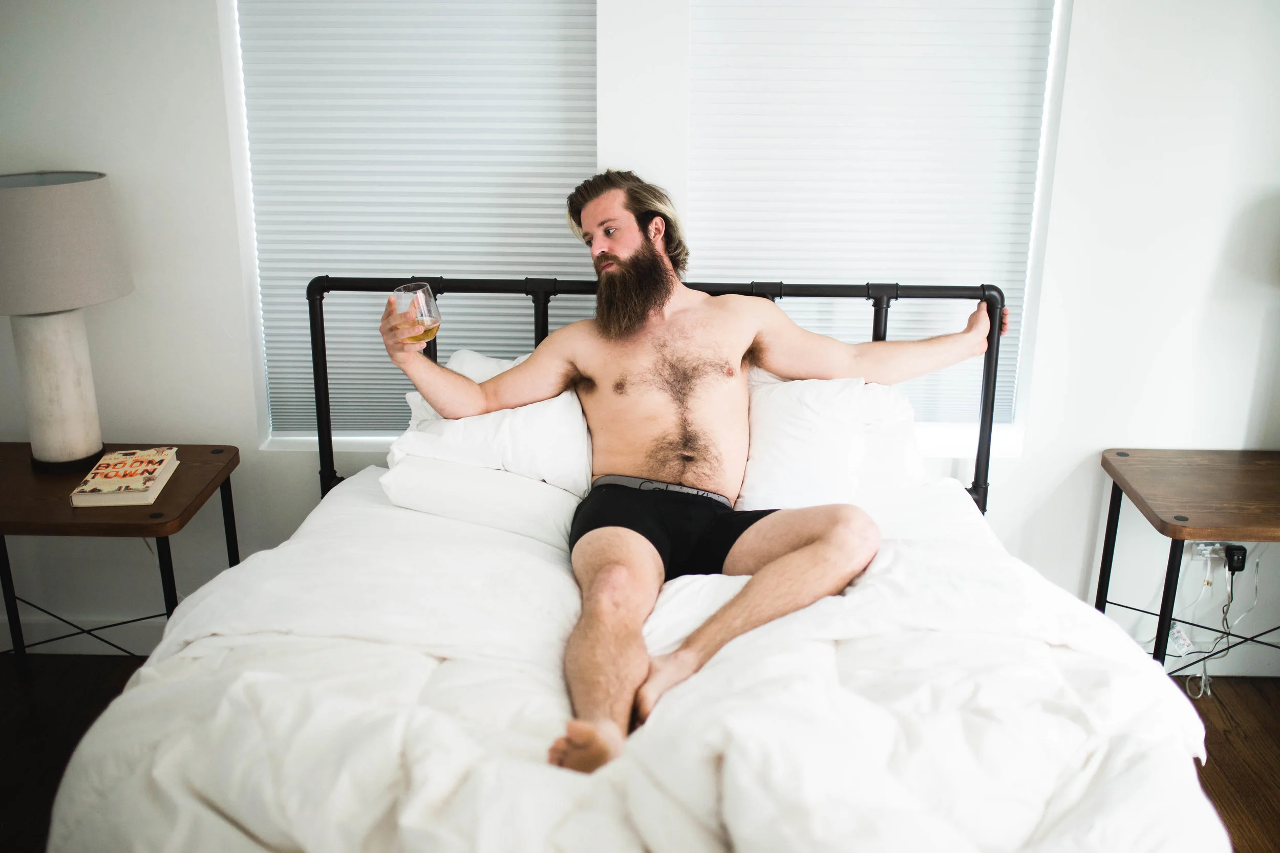 oklahoma boudoir photographer, okc boudoir photography, male boudoir, dudoir, sexy male photos, bathtub photos, bearded guy in bathtub, beard, hairy boy, cigarettes in bathtub, sexy