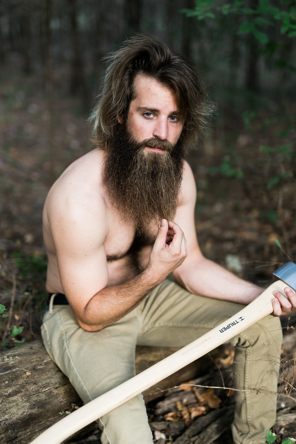 male boudoir photo ideas male boudoir lumberjack sexy beard axe shirtless