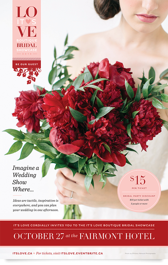ITS LOVE - OCTOBER COVER Styling: Ashley Nicole and Lauren Wiebe Graphic Design: Ashley Nicole Photography: Brittany Mahood Hair: Bob and Page Salon Makeup: Makeup Expressions by Rimpal Model: Chelsea from Swish Model Management