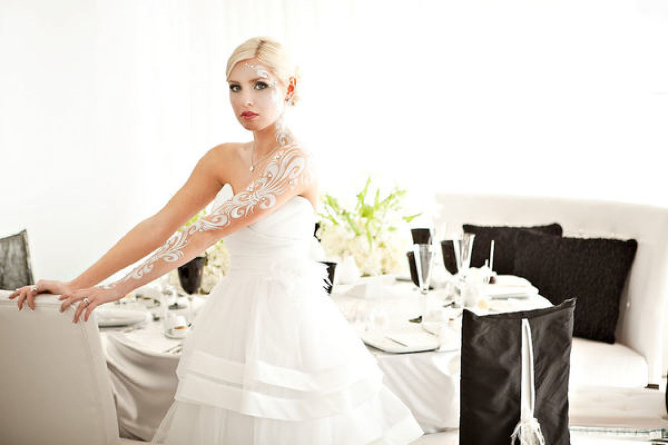 Photography: Moore Photography / Venue: The Fairmont Winnipeg / Planning + Design: Events by Emma / Floral Design: Floral Elements / Linens + Draping: Planned Perfectly / Chivari Chair Covers: Chair-ish Your Moments / Garden Rose Chivari Cap: Planned Perfectly / Cake + Pastries: Chocolate Zen Bakery / Videography: Paperback Films / Stationery: Emma Fine Letterpress Stationery / Hair: Hair by Karen / Make-up: Makeup Expressions by Rimpal / Aesthetics: Fingers & Toes Day Spa / Dress: Chantal’s Bridal & Formal / Men’s Formal: Aldo Formal Wear / Jewelry: Epsilon Creations / Model: Ines Miller / Other: Hasina Mehndi & Body Art