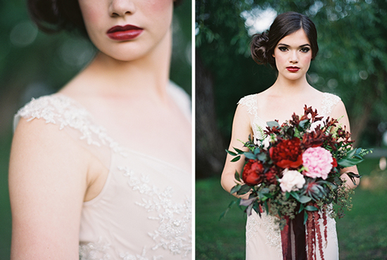ONCE WED - FEATURE Styling and Art Direction: Ashley Nicole | Photography: Lani Elias Fine Art Photography | Flowers: Academy Florist | Dessert: Jenna Rae Cakes | MUA: Makeup Expressions by Rimpal | Hair: Holly from Berns and Black | Ribbon: Frou Frou Chic | Model: Panache Model Management | Calligrapher: Julie Doan | Dresses: Sarah Janks Briana and Ines Di Santo Cameo