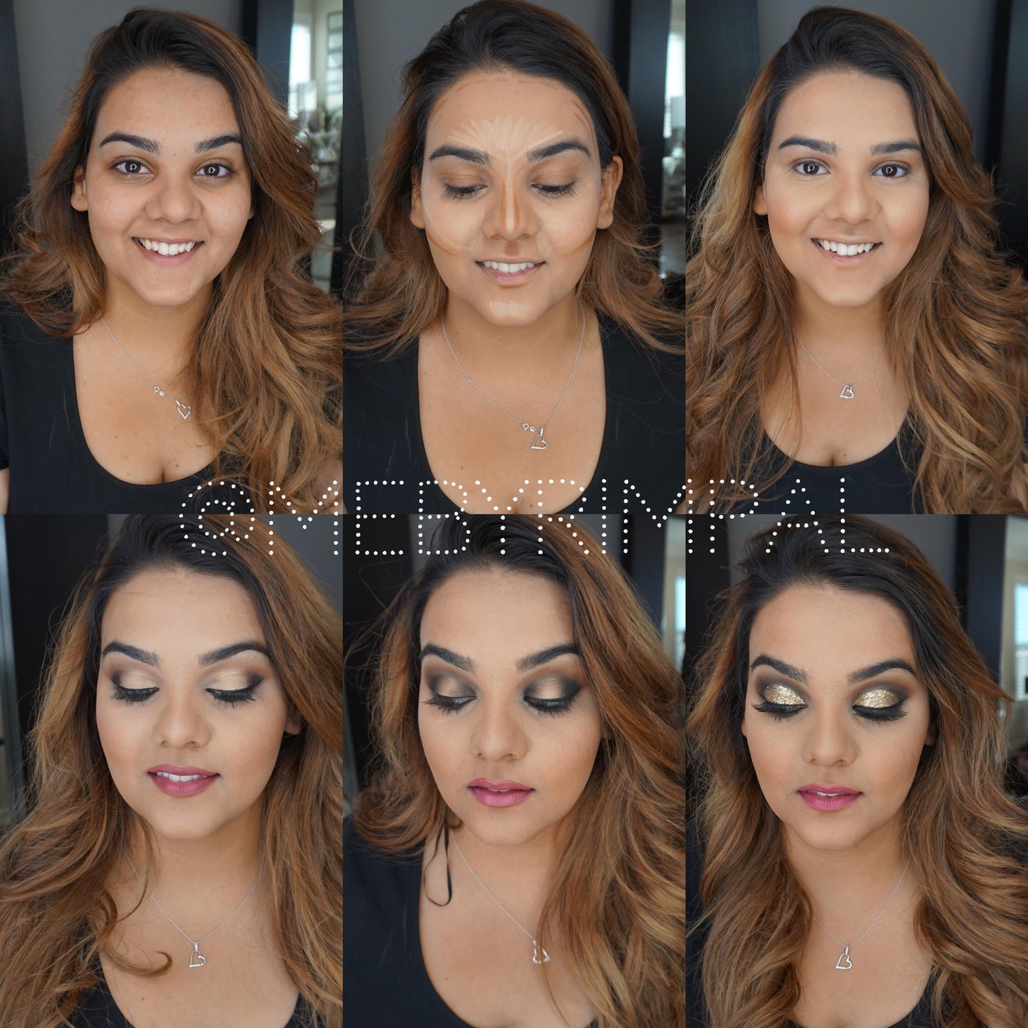 Now Fast Forward many years to my grown up baby sister! Jasmine is still letting me perfect my craft on her. She was my model for my course with Tamanna. 