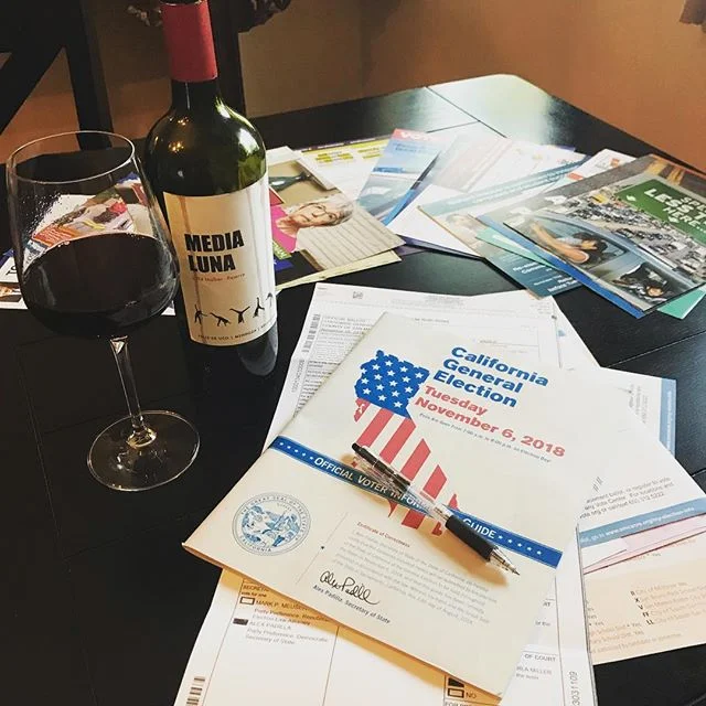 Voted! A glass of Malbec really helps - we got there! . . .
#vote
#voting
#iVoted
#ballot complete!
#express
#humanrights
#nov6
#rockthevote 
#electionday
#electionnight
#malbec
#malbecargentino
#wine will help!
#winelover
#winemaker
#instagood
#inst