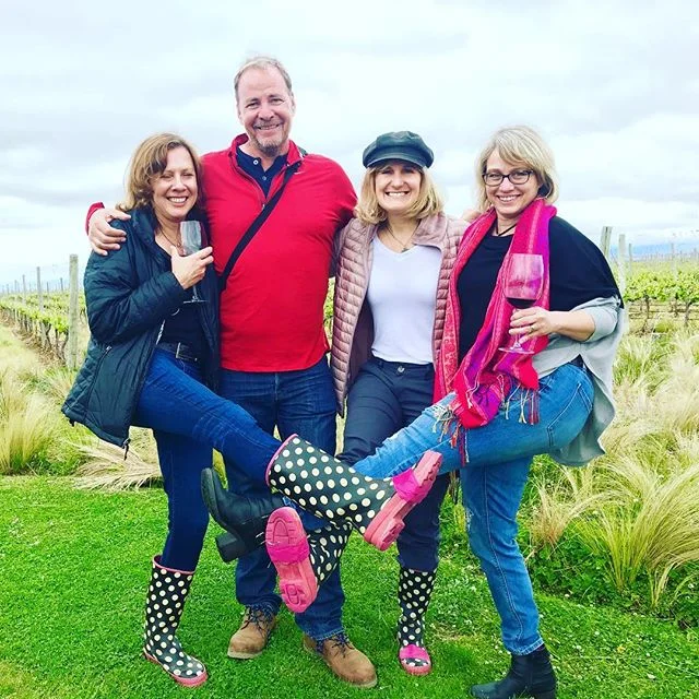 Friends who work, play and make wine together! Yay!
. . 
#grateful
#celebrate
#celebratelife
#lifeisshort
#friends
#family
#drink good
#wines
#winelover
#winemakers
#vineyard owners
#entrepreneurs 
#womeninbusiness
#wine
#redwine
#whitewine
#ros&eacu