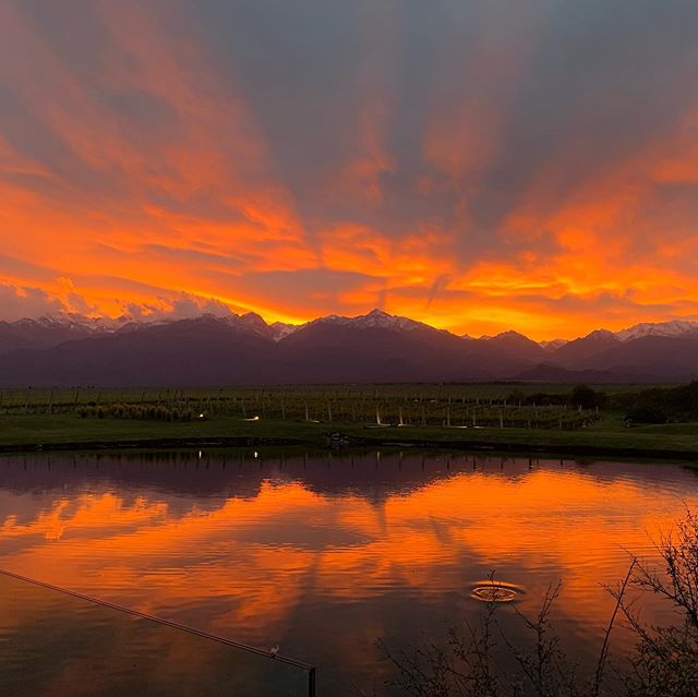 Home!
.
.
.
Epic sunset for our Vines/feast for the eyes! .
. .
#Mendoza #Argentina #sunsets #photography #sky #nature #nofilter needed 
#skyporn #sunset pairs well with #ros&eacute;  #celebrate #celebratelife #family &amp; #friends #amigos #love #fo