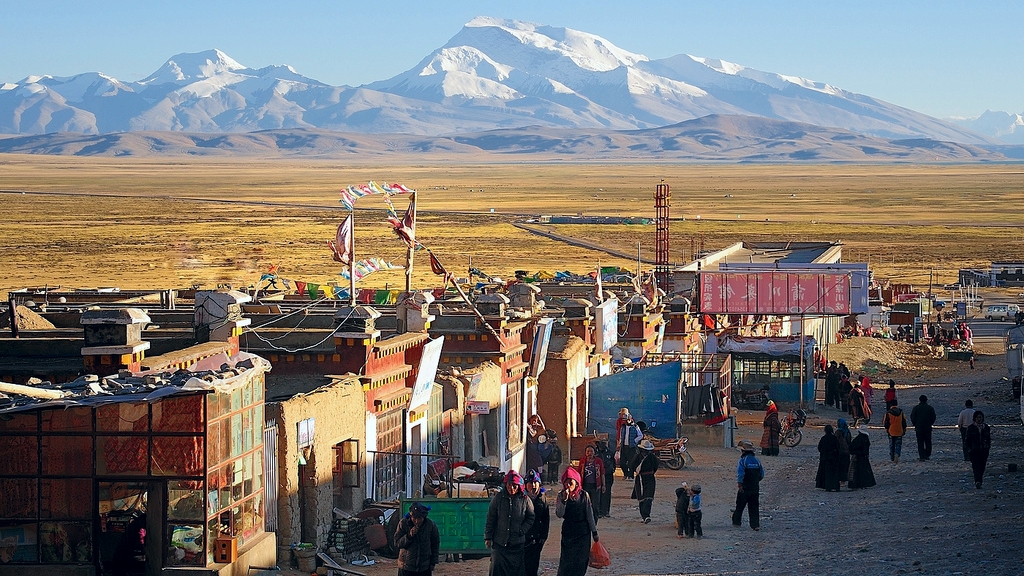 Darchen Village at the foot of Kailash