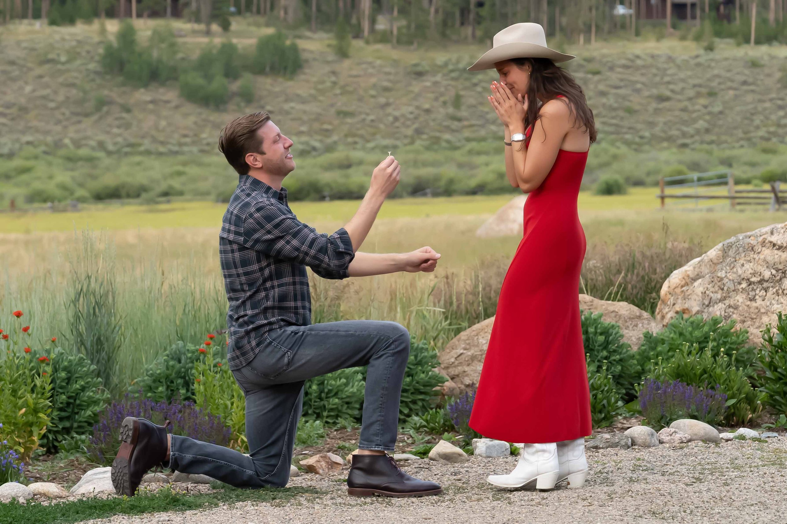 Devils Thumb Ranch Engagement Photography 