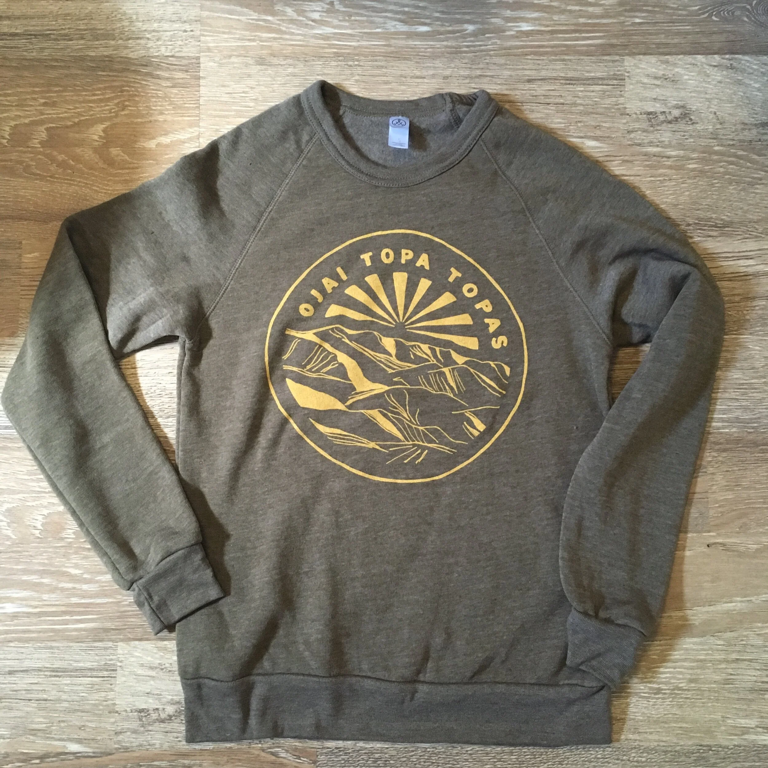 Ojai Topa Topa Sweatshirt- dark olive