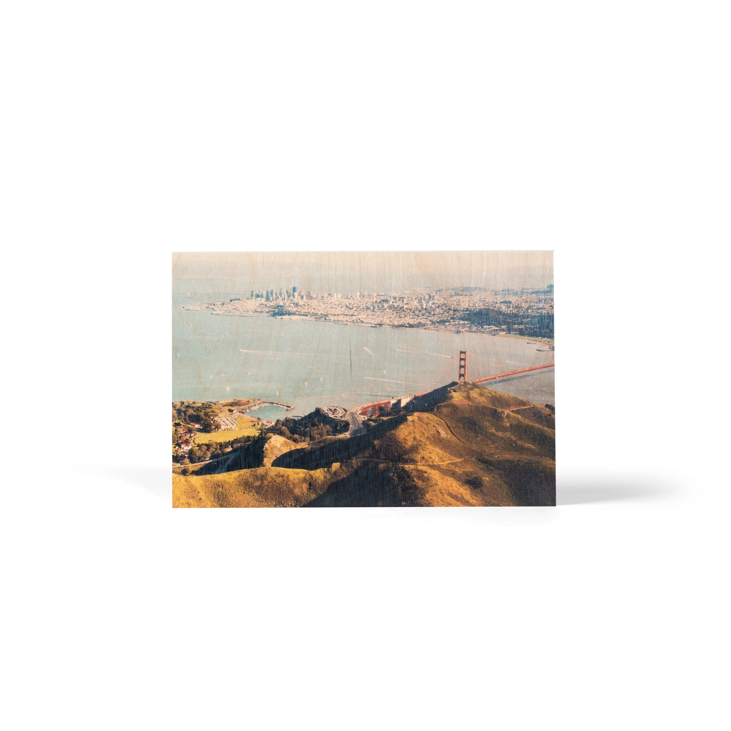 Golden Bay Wood Print