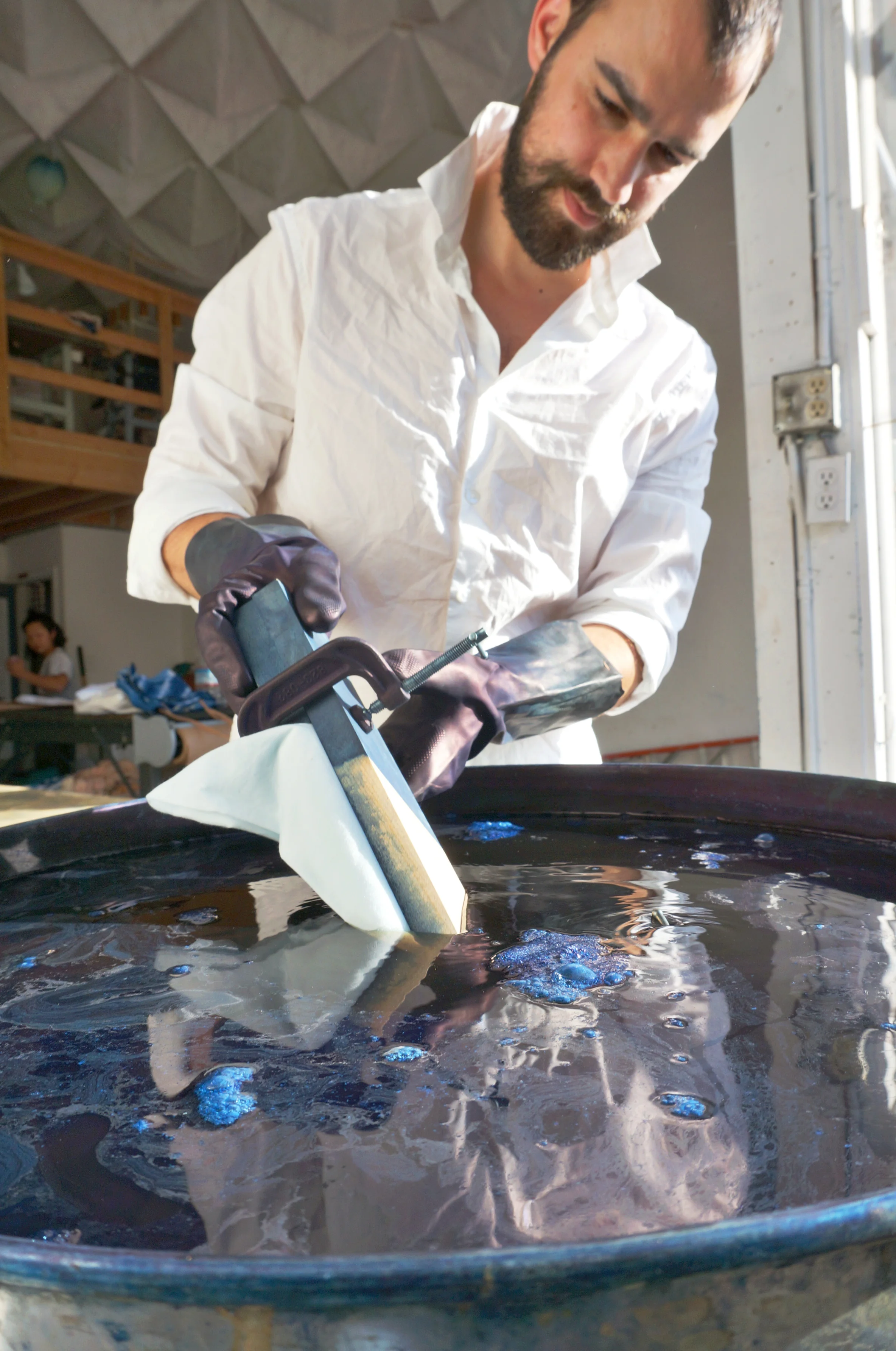 into the Indigo vat!