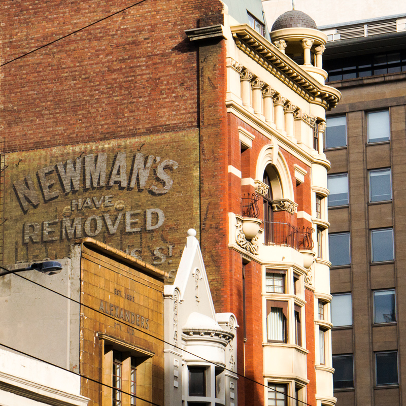 Newmans, ghost sign - Melbourne