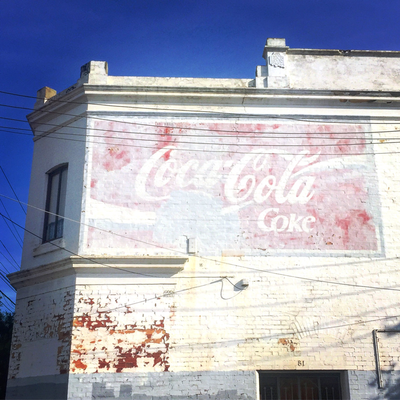 Vintage Coke, ghost Sign - Melbourne