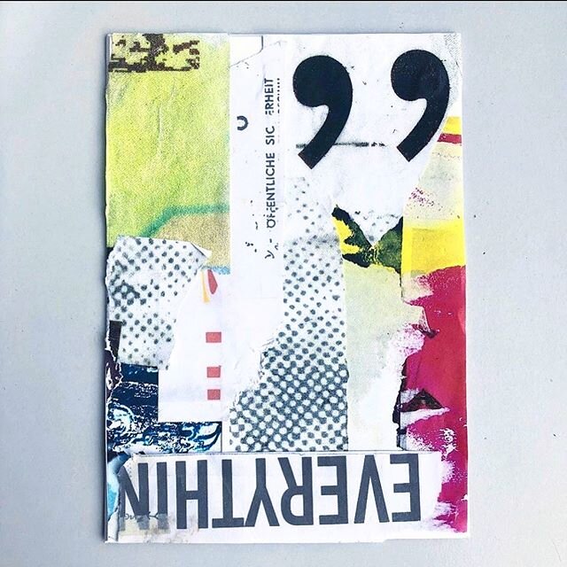Collage on board, 2018
.
.
.
.

#collage #collageart #gluebook #cutandpaste #analoguecollage #type #typography #papercollage #mixedmediacollage #handcut #artwork #melbourneartist #melbournecreative #collageartists #collagecollectiveco #abstractart #a