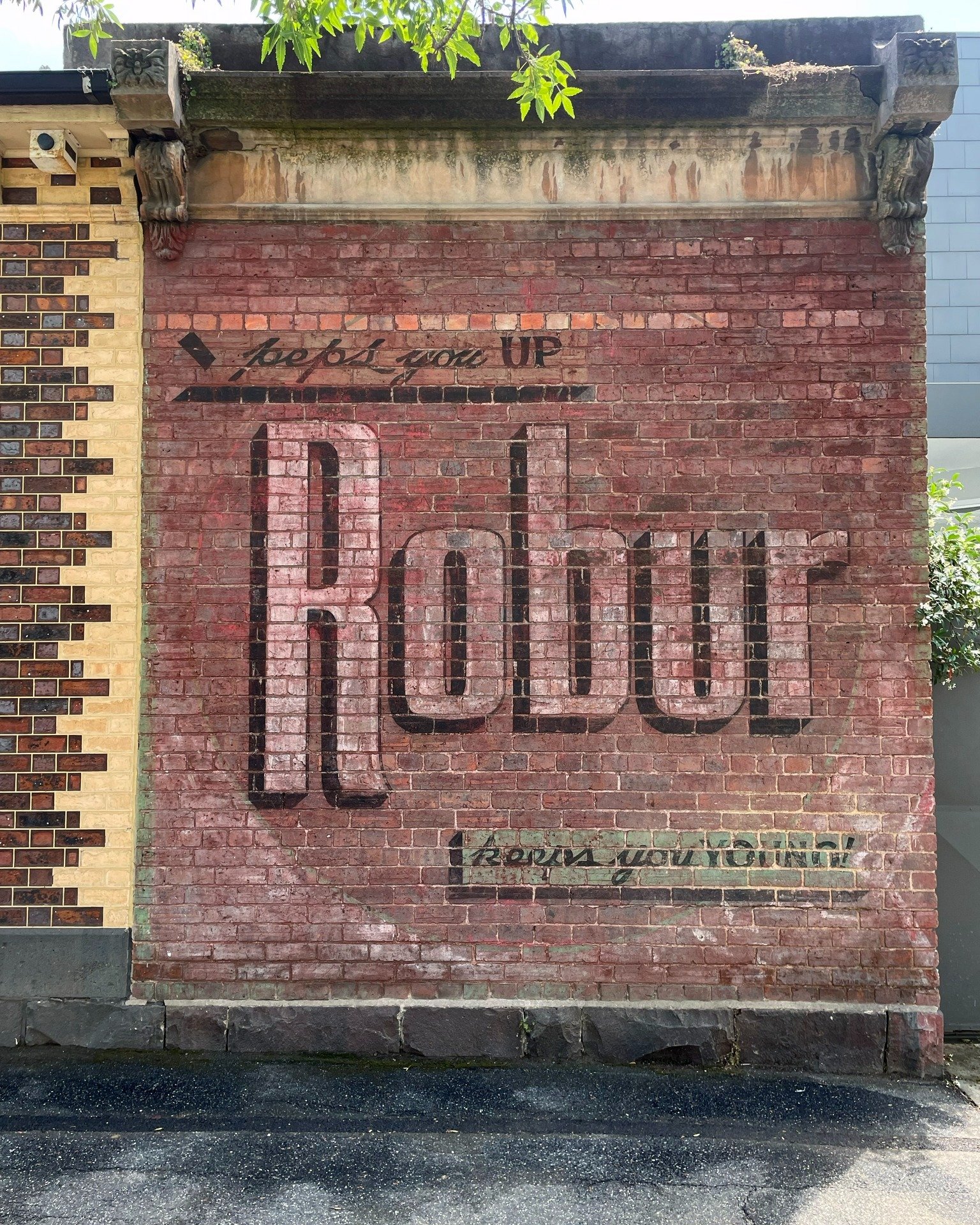 Time has edited this wall better than any designer ever could.

What was once bold and functional now feels poetic &mdash; a reminder that Melbourne&rsquo;s streets are full of stories hiding in plain sight.

#HiddenNorth #GhostSignMelbourne #InnerNo