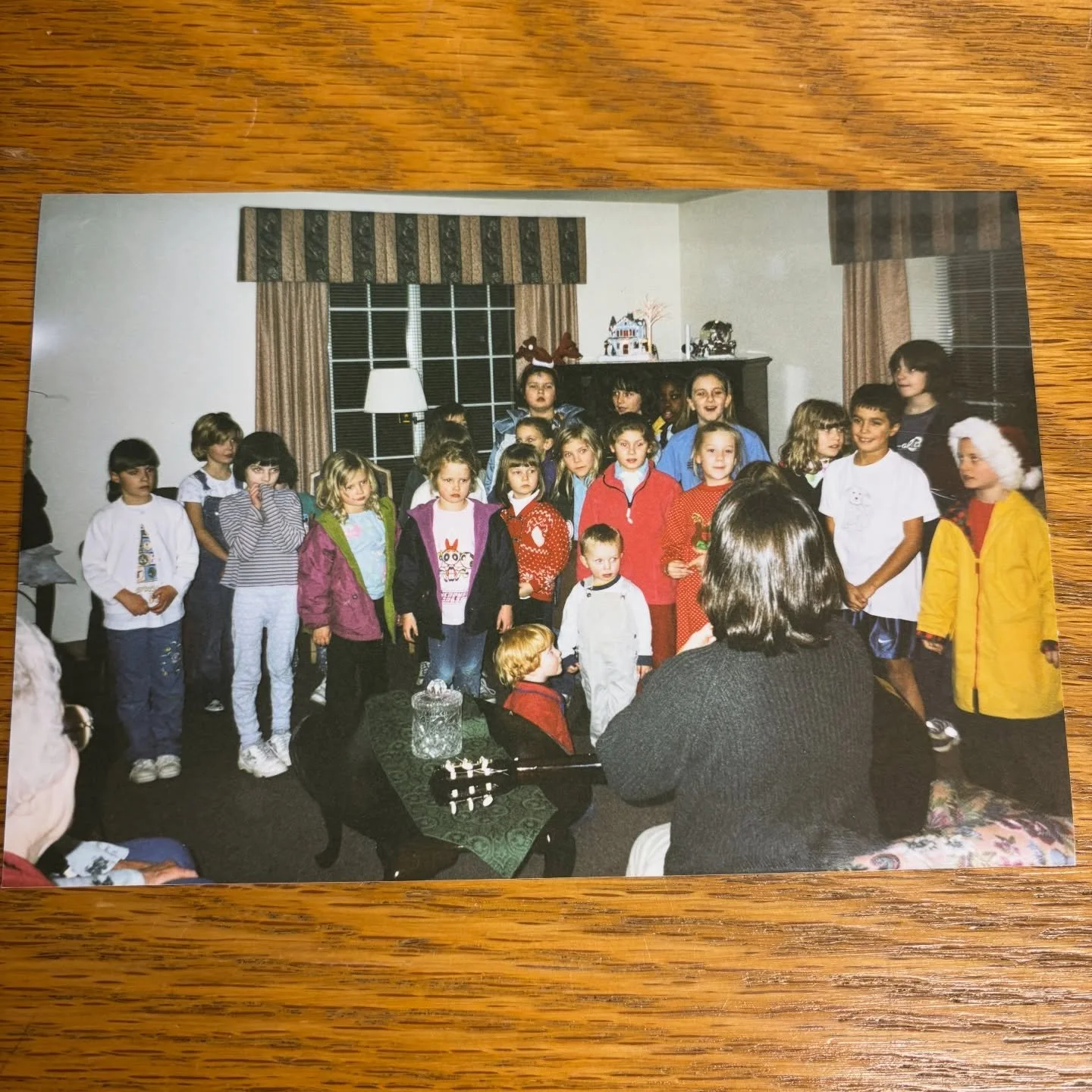 A picture from Christmas past! 🎄 St. Mary&rsquo;s kids singing 🎵 at a party? or a retirement home? Maybe someone who remembers can tell us!