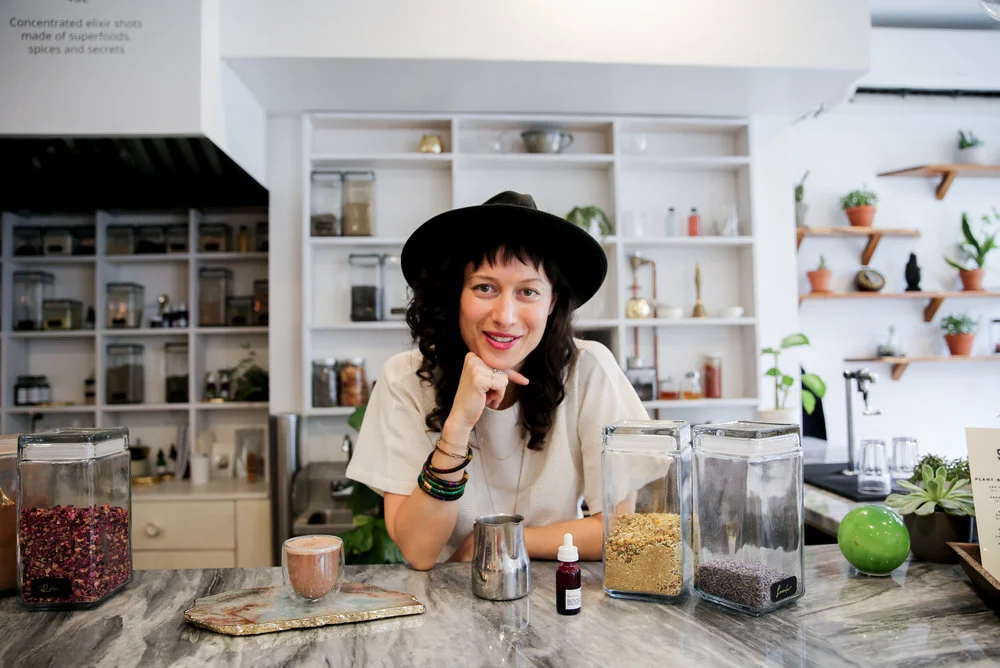 Rachelle Robinett created a library resources, remedies &amp; guidance for conscious living